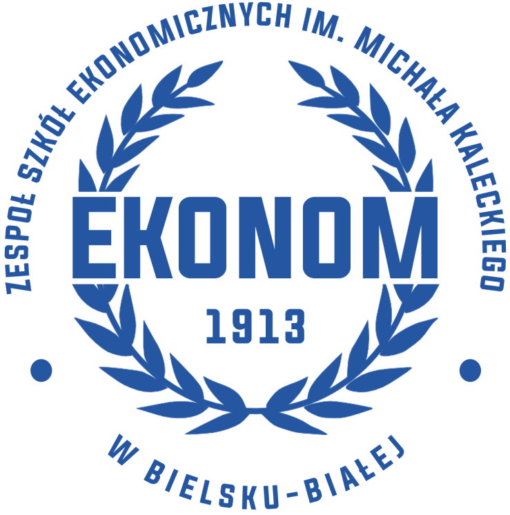 Logo szkoły Zespół Szkół Ekonomicznych im. Michała Kaleckiego