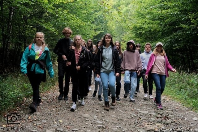 Zespół Szkół Ekonomicznych w Bielsku-Białej klasa 1hr wycieczka szkolna Wapienica